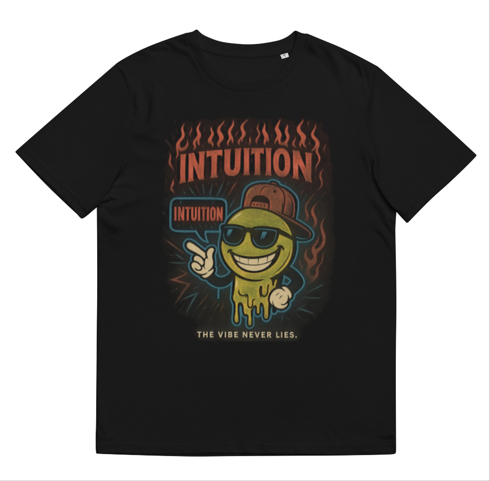 Unisex Organic ribbed neck  Intuition t-shirt