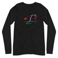 Unisex Intuition script letter Long Sleeve Tee